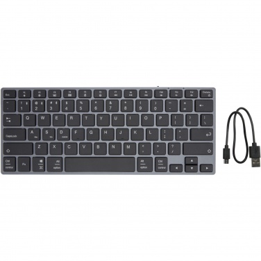 Logo trade promotional products picture of: Hybrid performance Bluetooth keyboard - QWERTY