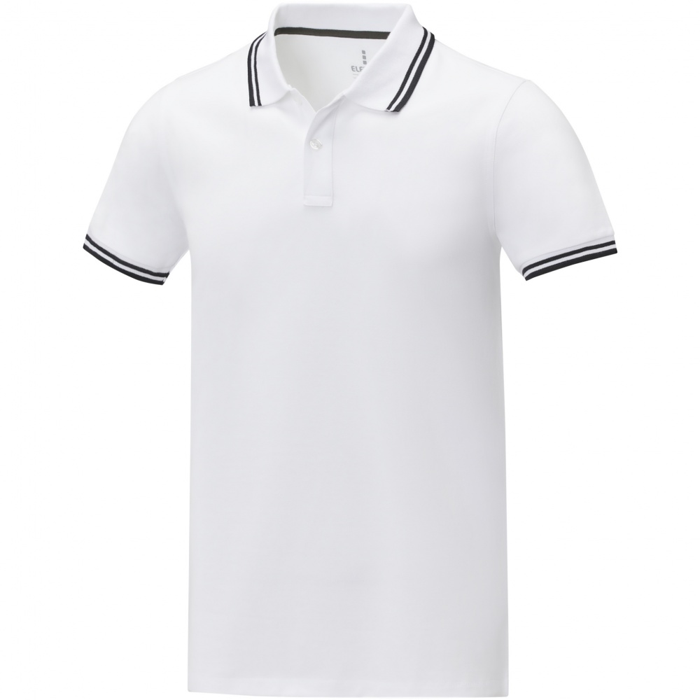 Logotrade business gifts photo of: Amarago short sleeve men's tipping polo