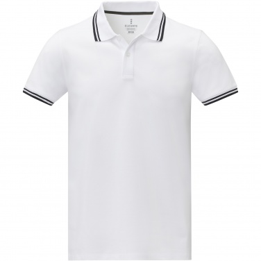 Logo trade promotional item photo of: Amarago short sleeve men's tipping polo