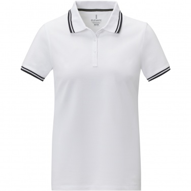 Logo trade promotional merchandise image of: Amarago short sleeve women's tipping polo