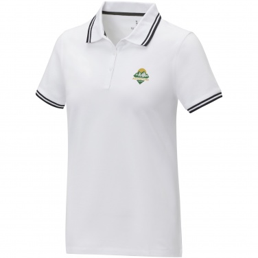 Logo trade advertising product photo of: Amarago short sleeve women's tipping polo