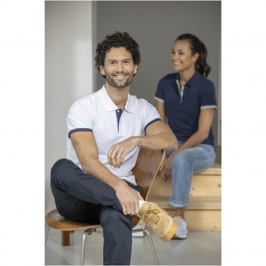 Logotrade promotional gift image of: Morgan short sleeve men's duotone polo