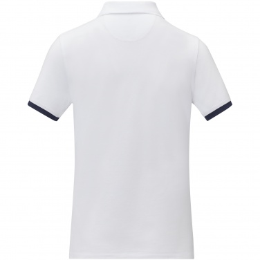 Logo trade corporate gift photo of: Morgan short sleeve women's duotone polo