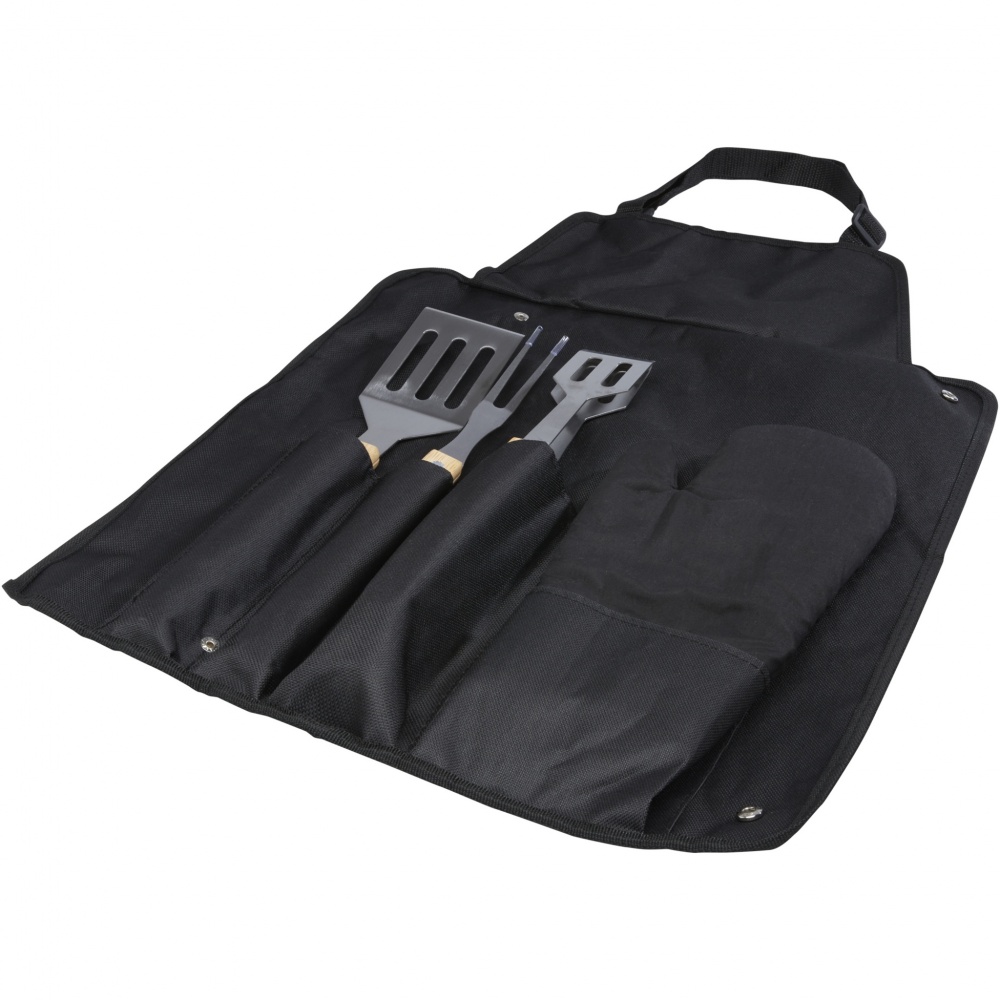 Logotrade corporate gifts photo of: Gril 3-piece BBQ tools set and glove 