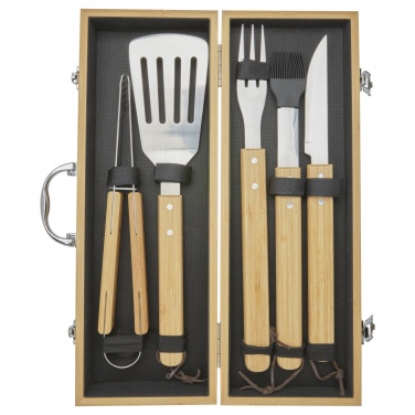 Logo trade promotional merchandise image of: Churras 5-piece BBQ set
