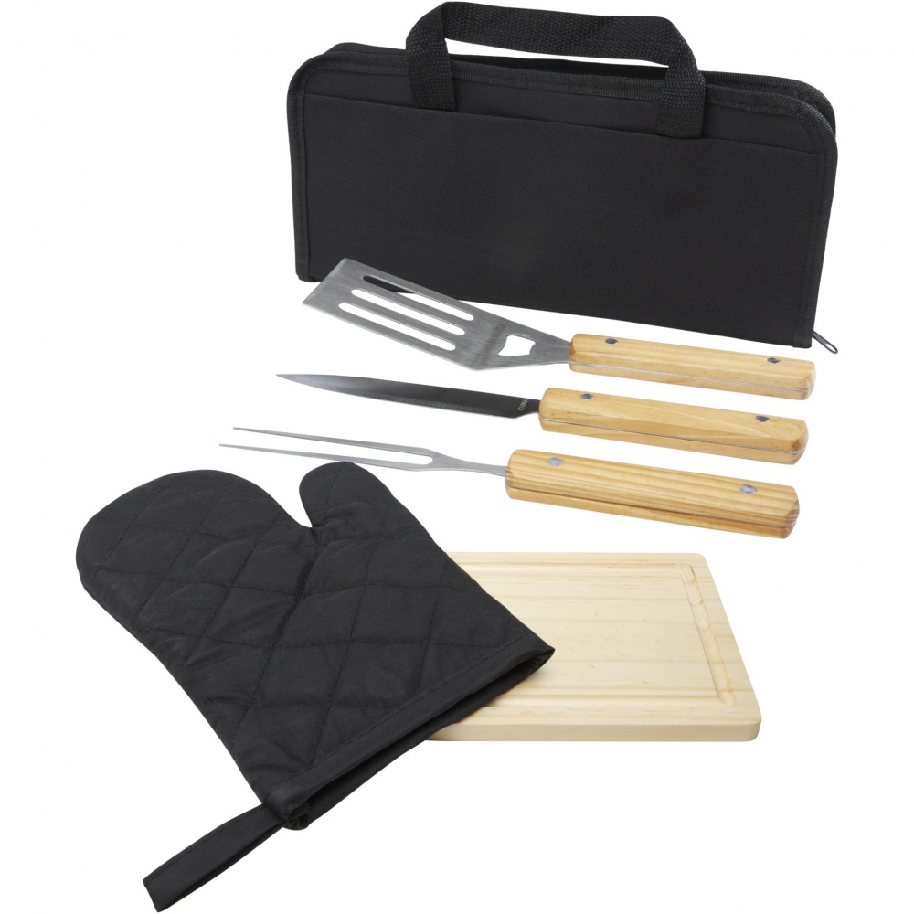 Logotrade promotional giveaway image of: Gratar 5-piece BBQ set
