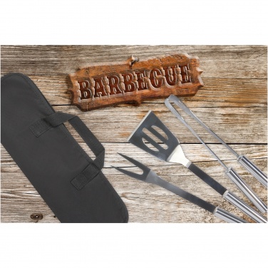 Logotrade promotional gift image of: Barcabo BBQ 3-piece set