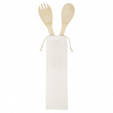 Logotrade corporate gifts photo of: Endiv bamboo salad spoon and fork