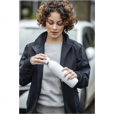 Logotrade promotional item image of: Marka 600 ml copper vacuum insulated bottle with metal loop