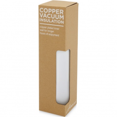 Logo trade promotional gift photo of: Marka 600 ml copper vacuum insulated bottle with metal loop
