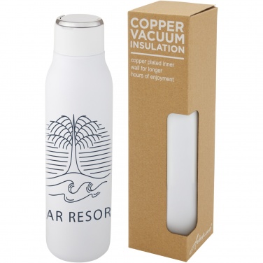 Logotrade promotional products photo of: Marka 600 ml copper vacuum insulated bottle with metal loop