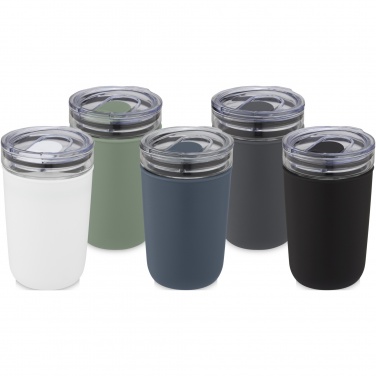 Logo trade promotional items image of: Bello 420 ml glass tumbler with recycled plastic outer wall