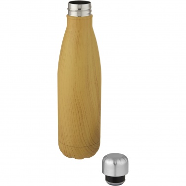 Logotrade promotional merchandise photo of: Cove 500 ml vacuum insulated stainless steel bottle with wood print