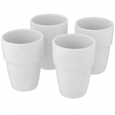 Logotrade promotional gift picture of: Staki 4-piece 280 ml stackable mug gift set
