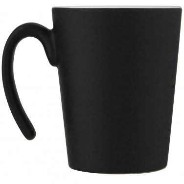 Logo trade business gift photo of: Oli 360 ml ceramic mug with handle