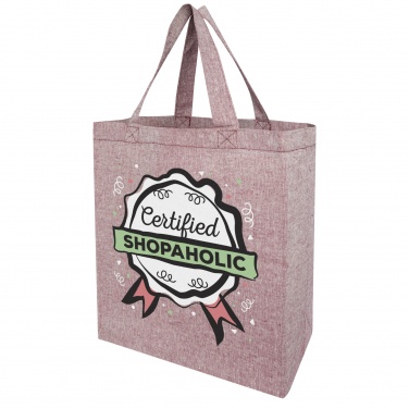 Logo trade promotional products image of: Pheebs 150 g/m² recycled gusset tote bag 13L