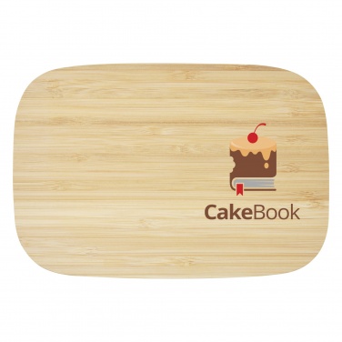 Logotrade business gift image of: Tite stainless steel lunch box with bamboo lid