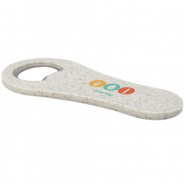 Logo trade promotional merchandise photo of: Schyn wheat straw bottle opener