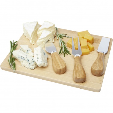 Logotrade promotional gifts photo of: Ement bamboo cheese board and tools