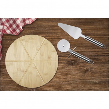 Logotrade promotional gift image of: Mangiary bamboo pizza peel and tools