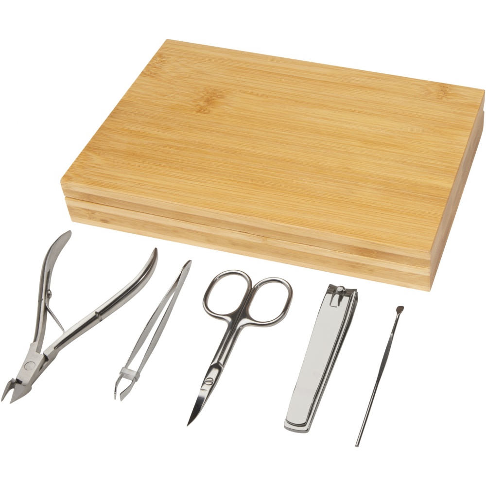 Logo trade promotional gift photo of: Ladia 5-piece bamboo manicure set