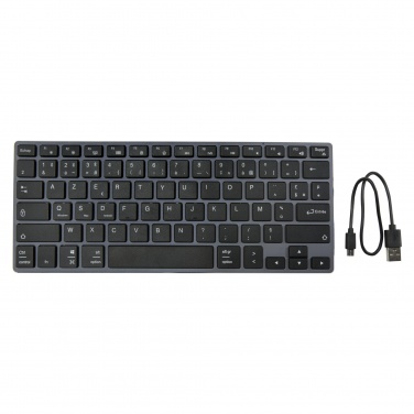Logo trade promotional gifts picture of: Hybrid performance Bluetooth keyboard - AZERTY