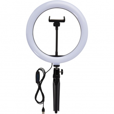 Logotrade business gifts photo of: Studio ring light for selfies and vlogging with phone holder and tripod