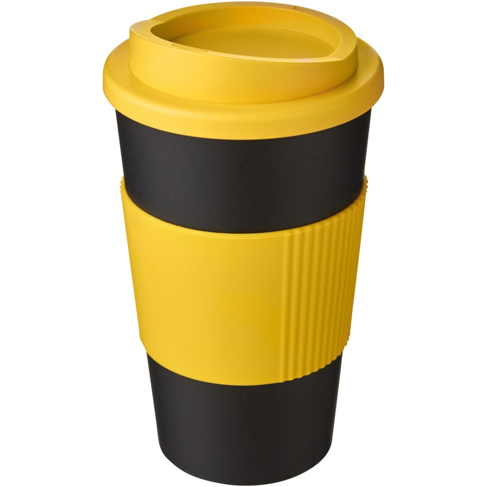 Logo trade promotional merchandise picture of: Americano® 350 ml insulated tumbler with grip