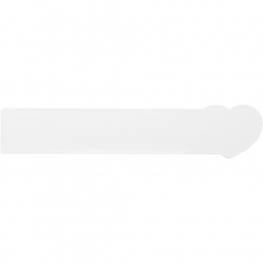 Logotrade promotional merchandise picture of: Tait 15 cm heart-shaped recycled plastic ruler