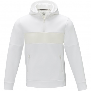 Logo trade promotional item photo of: Sayan men's half zip anorak hooded sweater