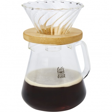 Logo trade promotional merchandise picture of: Geis 500 ml glass coffee maker