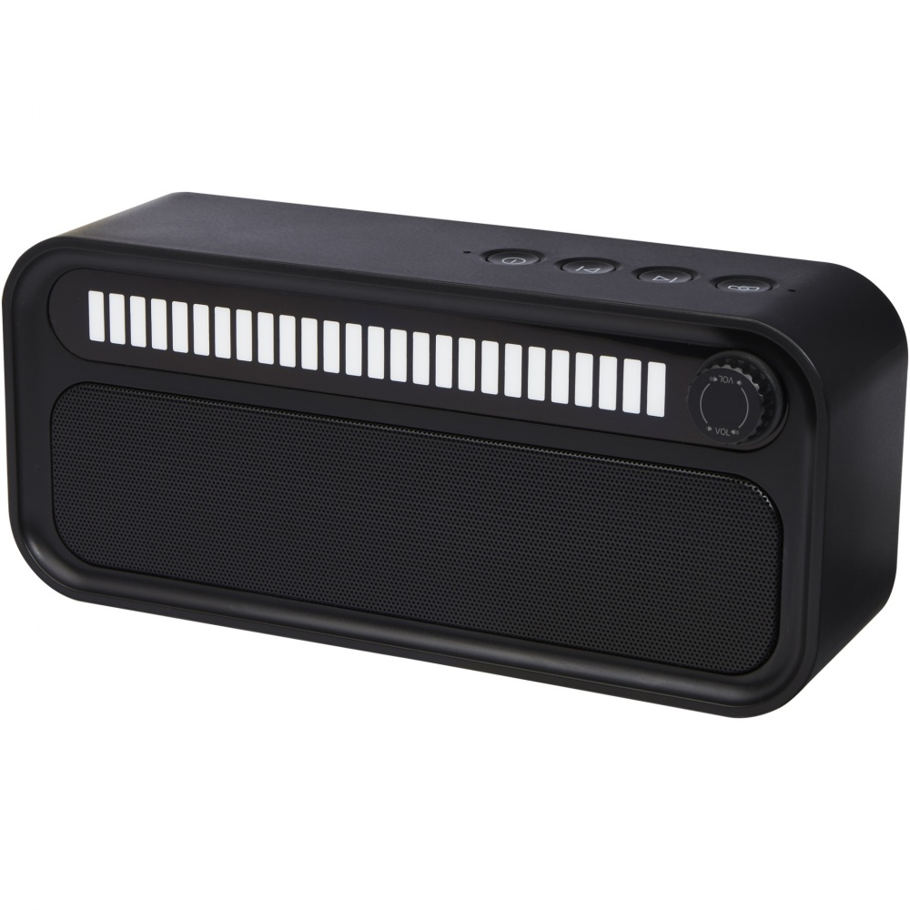 Logo trade promotional merchandise photo of: Music Level 5W RGB mood light Bluetooth® speaker