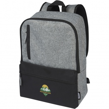 Logotrade promotional merchandise picture of: Reclaim 15" GRS recycled two-tone laptop backpack 14L