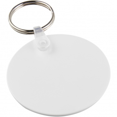 Logo trade corporate gift photo of: Tait circle-shaped recycled keychain