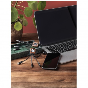 Logotrade promotional giveaway picture of: SCX.design C19 wooden easy to use cable