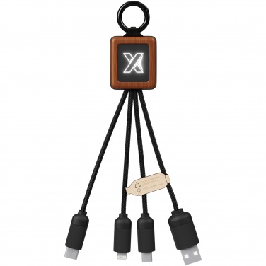 Logo trade promotional products image of: SCX.design C19 wooden easy to use cable