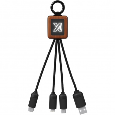 Logotrade promotional product picture of: SCX.design C19 wooden easy to use cable