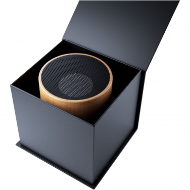 Logo trade promotional giveaways picture of: SCX.design S27 3W wooden ring speaker