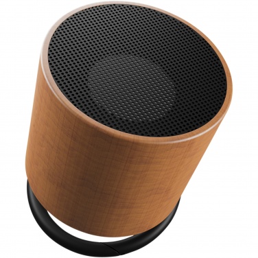 Logo trade promotional items image of: SCX.design S27 3W wooden ring speaker