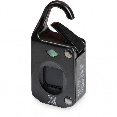 Logo trade promotional merchandise image of: SCX.design T10 fingerprint padlock