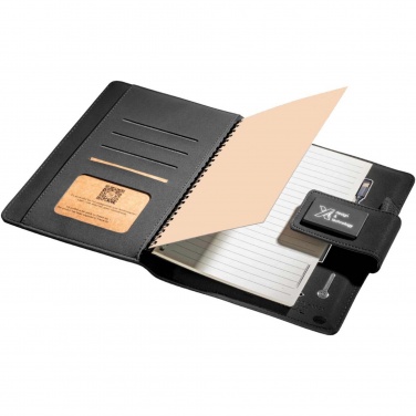 Logo trade promotional item photo of: SCX.design O16 A5 light-up notebook power bank