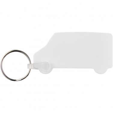 Logotrade promotional gift image of: Tait van-shaped recycled keychain