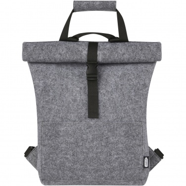 Logotrade corporate gifts photo of: Felta GRS recycled felt roll-top bike bag 13L