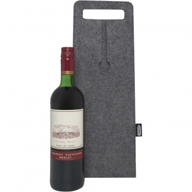 Logotrade business gift image of: Felta 75 cl GRS recycled felt wine bag