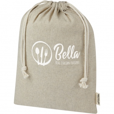 Logotrade corporate gifts photo of: Pheebs 150 g/m² GRS recycled cotton gift bag large 4L