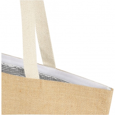 Logotrade advertising products photo of: Juta 300 g/m² jute cooler tote bag 12L