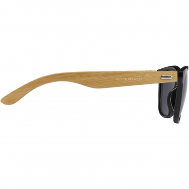Logo trade promotional merchandise image of: Sun Ray ocean bound plastic and bamboo sunglasses