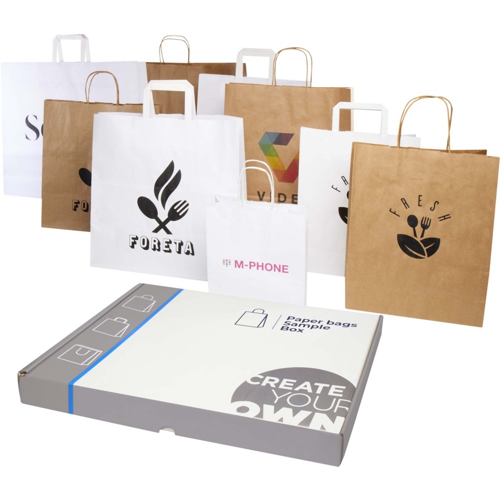 Logotrade promotional products photo of: Kraft paper bags sample box