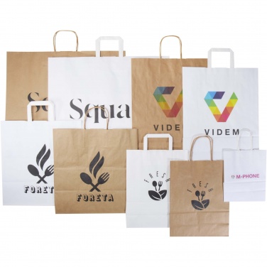 Logo trade promotional merchandise photo of: Kraft paper bags sample box