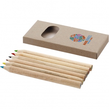 Logo trade promotional products picture of: Artemaa 6-piece pencil colouring set